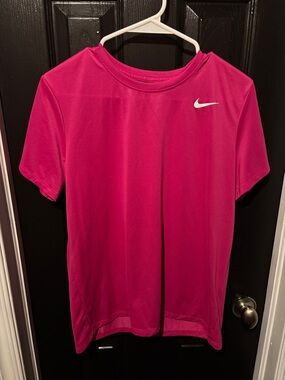 Nike Hot Pink Short Sleeve Dri-FIT Tee